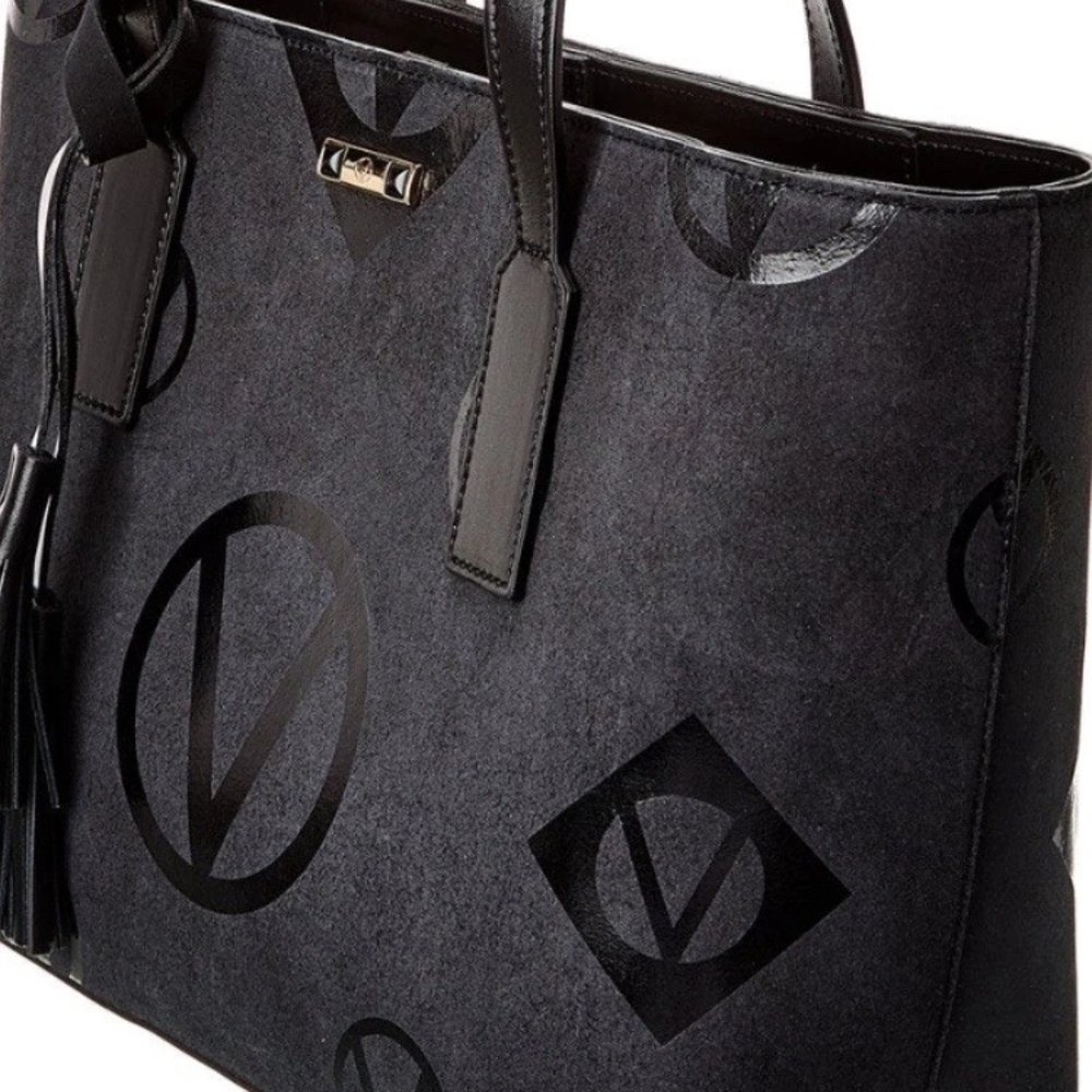 Mario Valentino Black Tote Bag